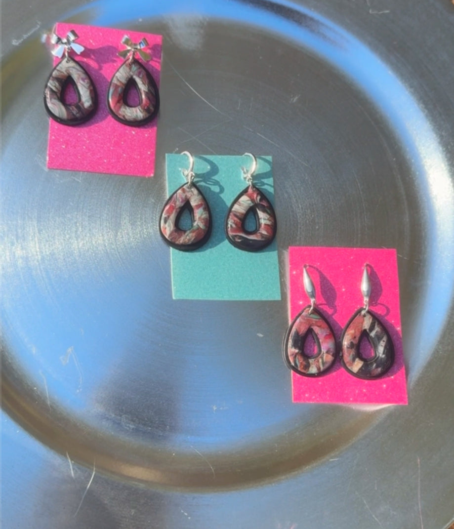 Scrap Clay Wednesday Series Earrings