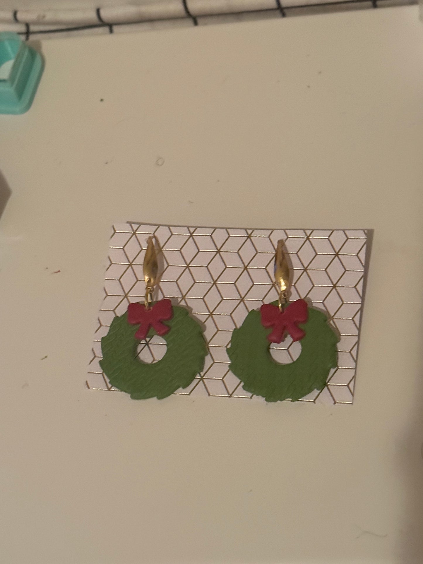 Day 6 12 days of Christmas Christmas Wreath Dangles