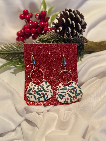 Mistletoe Design Dangles