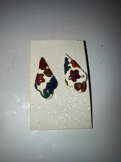 Fall Floral Earrings