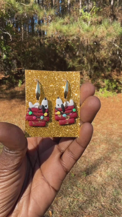 Snooze & Sleigh Earring